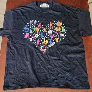 Love Theater Black Graphic T-Shirt XL